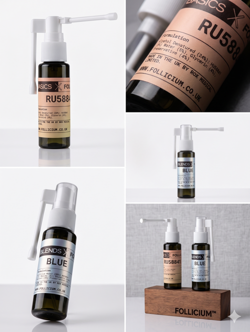 BASICS X FOLLICIUM™ Melatonin 1% — Hair Cycle Regulation Spray.