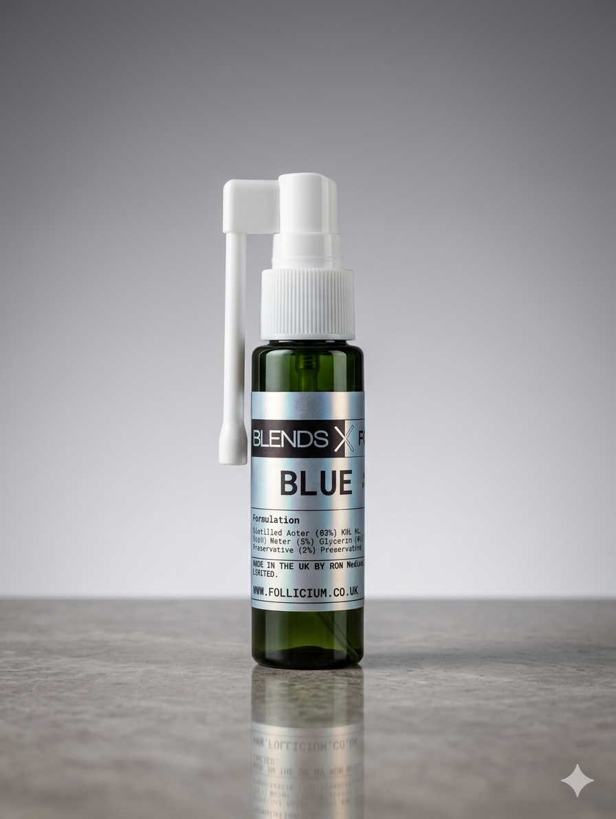 Blends X FOLLICIUM - Blue #2 (2% GHK-Cu & 2% AHK-Cu)