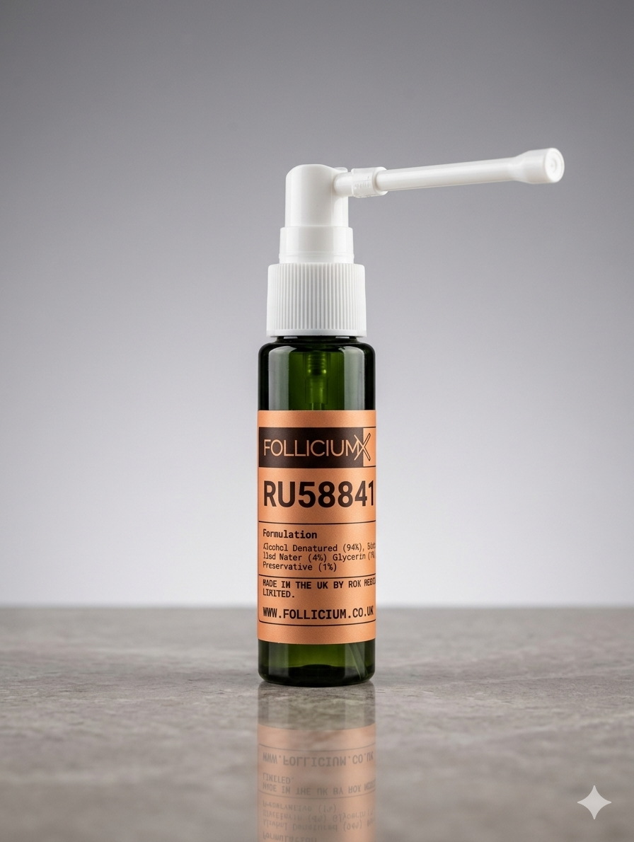 Basics X FOLLICIUM - 5% RU58841 Spray